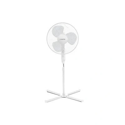 Image de TROTEC Ventilateur sur pied TVE 15 S Hauteur réglable entre 105 et 122 cm Fonction d&#039;oscillation automatique à 80 désactivable au besoin 3 vitesses Puissance de 40 watts