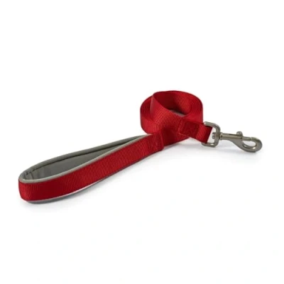 Image de Ancol Viva Soft Touch Laisse rembourrée Rouge Taille 100 x 2,5 cm Charge maximale 75 kg Résistant aux intempéries