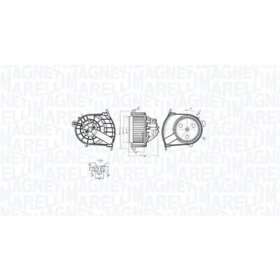 Image de MAGNETI MARELLI 069412767010 Pulseur d&#039;Air RENAULT: Kangoo II / Grand Kangoo, Express