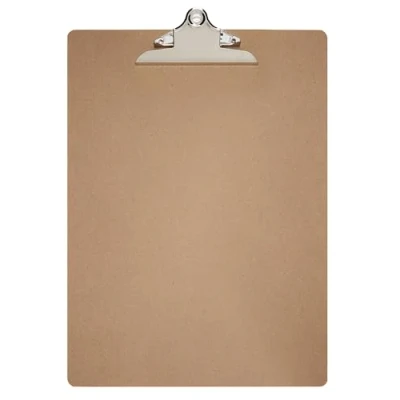 Image de MAUL Porte bloc A3 MAULclassic en Bois Avec pince nostalgique Format DIN vertical fixation Pour accrocher au mur le bureau, la cuisine et l&#039;atelier