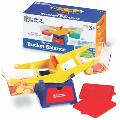 Image de Learning Resources Balance élémentaire avec seaux, 30,5 x 15 13,5