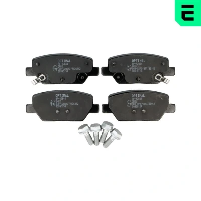 Image de OPTIMAL BP 12844 Jeu de plaquettes frein Essieu arrière avec indicateur d&#039;usure vis d&#039;étrier FIAT: Tipo 3/5 portes, Break