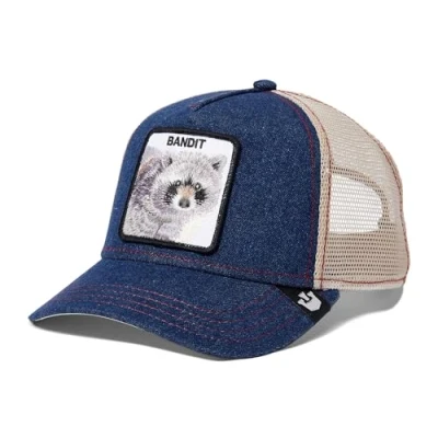 Image de Goorin Bros. The Farm Casquette de Camionneur en Maille pour Homme et Femme Baseball, Trucker Bandit Navy #27181, Taille Unique