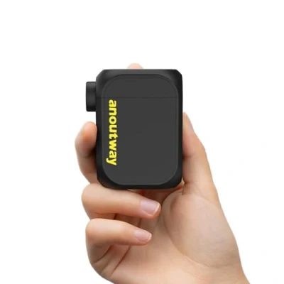 Image de anoutway Mini Pompe à vélo Tiny E Pump, Pneu de Portable, arrêt Automatique, électrique Max 120 PSI pour Valve Schrader et Presta AT1