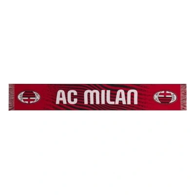 Image de AC Milan Sciarpa Ufficiale Écharpe Jacquard Officielle, Rouge/Noir, Taille Unique Mixte