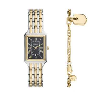 Image de Fossil Raquel SET Montre 2tone, Femme, Taille: One Size, 2 tone