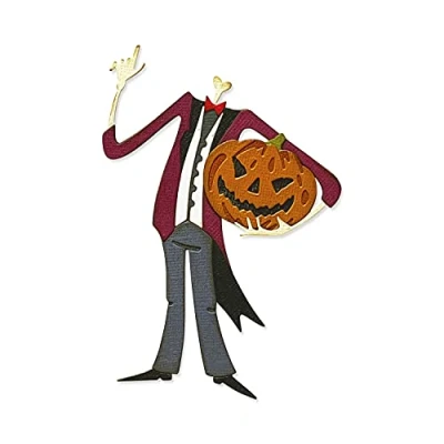 Image de Ensemble de matrices Thinlits Pumpkinhead, paquet 11, à colorier par Tim Holtz