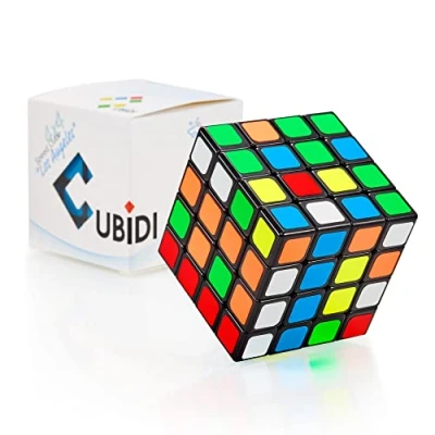 Image de CUBIDI® Cube Magique 4x4x4 Type Los Angeles Speedcube de Vitesse avec Caractéristiques Rotation Optimisées Classique Jouet 4x4 Le Puzzle 3D Casse Tête pour Adulte et Enfant