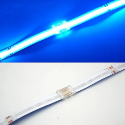 Image de Connecteur de bande LED RGB/RGBW COB, 10Pcs 10mm/12mm d&#039;angle LED, en forme L, 4 Pin/5 Pin pour COB 10mm RGB/12mm RGBW (4P RGB, à bande)