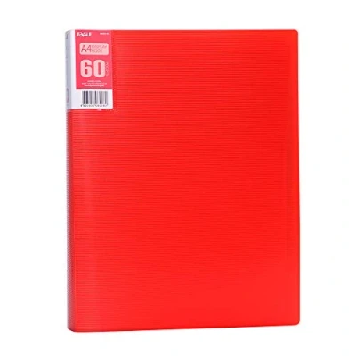 Image de Eagle Porte Vues A4 avec 60 Pochettes Transparents Poche Livret de Présentation pour Classer et Protéger les Documents