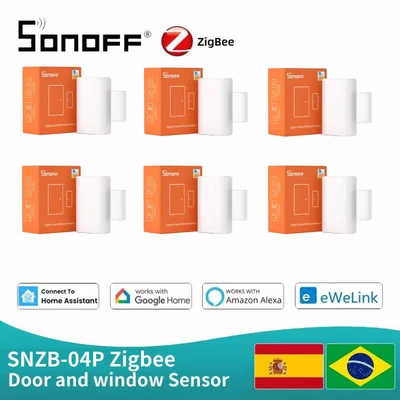 Image de Sonoff Détecteur d&#039;ouverture de Porte et fenêtre Zigbee Blanc