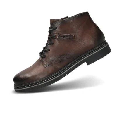 Image de bugatti Homme 331 aon30 Bottes avec Doublure Froide, Marron foncé, 45 EU