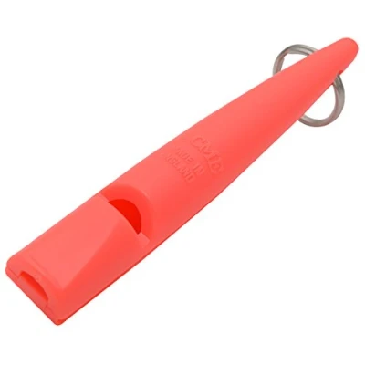 Image de ACME Sifflet pour chien n 210,5 avec instructions (français non garanti) L&#039;original en Angleterre : bruyant et large (Coral Red)