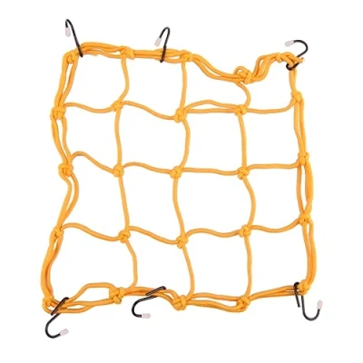 Image de GOOFIT 12 * Pouce Filet à Bagages 30.5 30.5cm de Transport Jaune Remplacement pour Moto