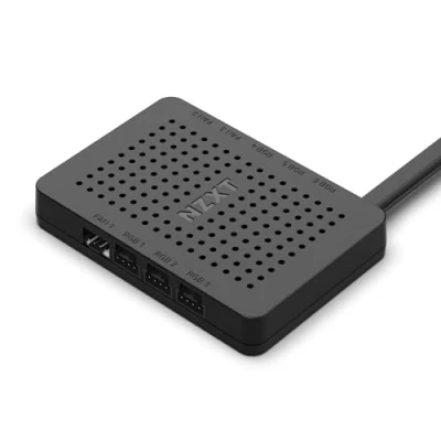Image de NZXT RGB &amp; Fan Controller AC CRFR0 B1 6 canaux d&#039;éclairage RVB 3 de ventilateur Personnalisation l&#039;éclairage Noir