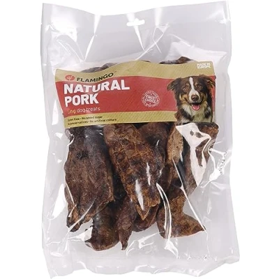Image de Flamingo snack Nature Poumons de Porcs Friandises Sans glutes sucres ajoutés colorants ni conservateurs produit d&#039;Europe