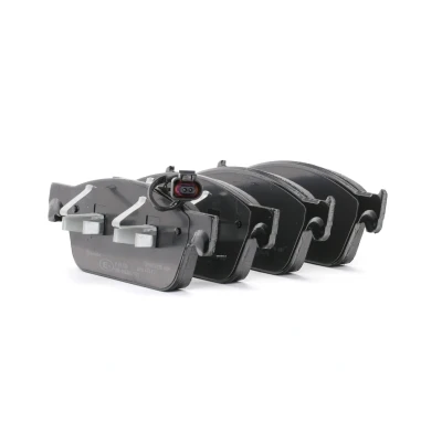 Image de BREMBO P 85 141 Jeu de plaquettes frein contact signal d&#039;usure inclus avec clip piston, tôle anti bruit sans accessoires