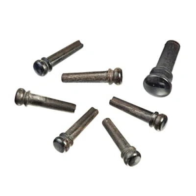 Image de Planet Waves PWPS1 Jeu de vis chevalet en ébène avec fin Ebène