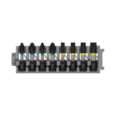 Image de Bosch 8x Coffret mixte PRO Impact (170 x 70 mm, Professional Accessoire Visseuse, Visseuse)
