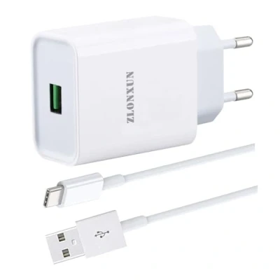Image de Chargeur Rapide et Câble Compatible Xiaomi Redmi Note 12/13/9/9 Pro/11/11S/8 Pro/10 Pro/10S/9T/9S,Redmi 13C/12/A3/9,Xiaomi Mi 10/10T/11 Lite/9T/Note 10/9/10 Lite/9T/9 Se/9 Lite