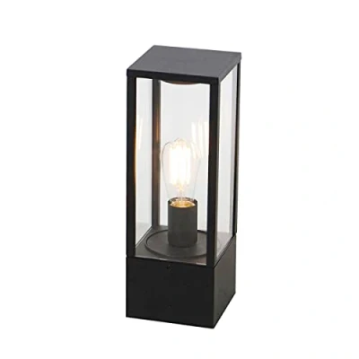 Image de Qazqa charlois Lampe sur pied extérieur 1 lumière L 14 cm Noir Design éclairage