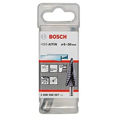 Image de Bosch Accessories 2608588064 Fraise étagée queue 3 pans Longueur 50 mm Exécution HSS AlTIN