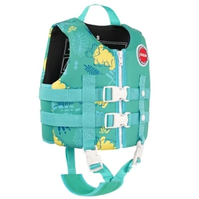 Image de Boglia Gilet de natation pour enfants avec sangle sécurité réglable, 1 à 9 ans/10 22,7 kg