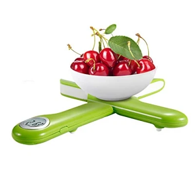 Image de CAMRY balances de Cuisine Pliables, numériques, électroniques, 5KG/1g, écran LCD, avec Fonction Tare (Vert)