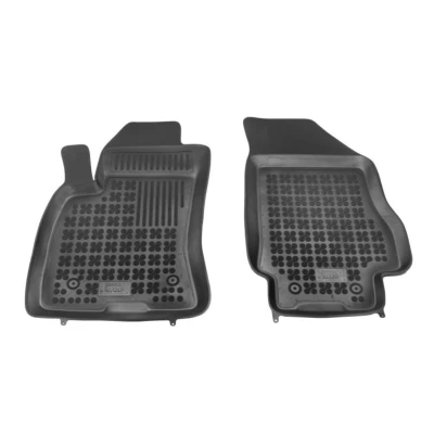 Image de REZAW PLAST 201511 Ensemble de tapis sol Caoutchouc avant 2 noir Sur mesure FIAT: Doblo II Break