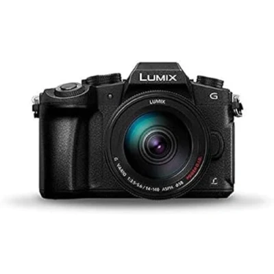 Image de Panasonic Lumix DMC G80HAEGK DSLM Appareil Photo, capteur MOS 16MP, Mode 4K, système Dual Image Stabilizer à 5 Axes, Post Focus, Focus Stacking, Objectif 14 140 mm Inclus, Noir