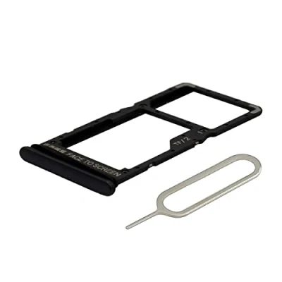 Image de MMOBIEL Support de Carte Sim Double Compatible avec Xiaomi Redmi Note 10 5G / 10T 6.5 inch 2021 épingle à Noir
