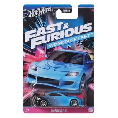 Image de Hot Wheels Auto MAZDA RX 8 Femmes de FAST AND FURIOUS Modèle Die Cast Scala 1:64 longueur 7cm