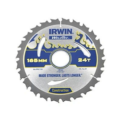 Image de Irwin Weldtec Lame de scie circulaire 165 x 30 2,4 mm 24 dents