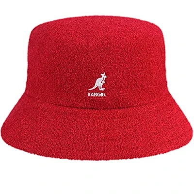 Image de Kangol Bermuda Bucket Bob, Rouge écarlate, M Mixte