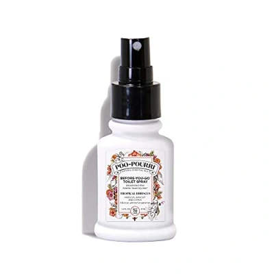 Image de Poo Pourri Toilet Spray Tropical Hibiscus 41 ml. refreshing blend of hibiscus, apricot and citrus natural essential oils