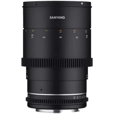 Image de SAMYANG MF 135 mm T2,2 VDSLR MK2 Canon EF Objectif vidéo Plein Format avec focale Fixe pour Appareil Photo S, Mise au Point Manuelle, EOS 5D Mark IV, 6D II, 90D, 77D Noir
