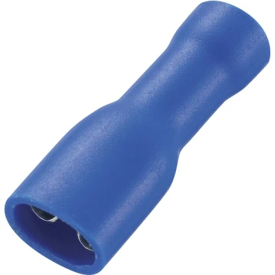 Image de Cosse clip 4.8 mm x 0.8 TRU COMPONENTS FDFD2 187(8) 180 entièrement isolé bleu 50 pc(s)