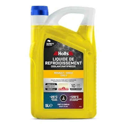 Image de Liquide de Refroidissement HOLTS HAFR0004B Dédié Renault Dacia Type D 5L + Bec