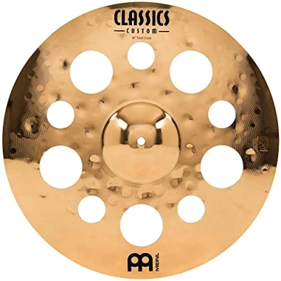 Image de Meinl Cymbals Classics Custom Brilliant Cymbale Trash Crash 18 pouces (45,72cm) pour Batterie B12 Bronze, Finition Brillante, Fabriquée en Allemagne (CC18TRC B)