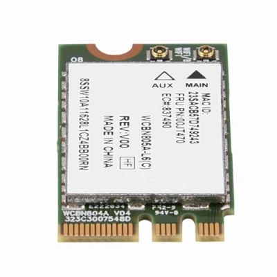 Image de ASHATA Carte WiFi, Mini WiFi sans Fil 2,4 GHz + 5 NGFF/ M2 pour /Dell/ASUS/Toshiba/Hasee/Acer