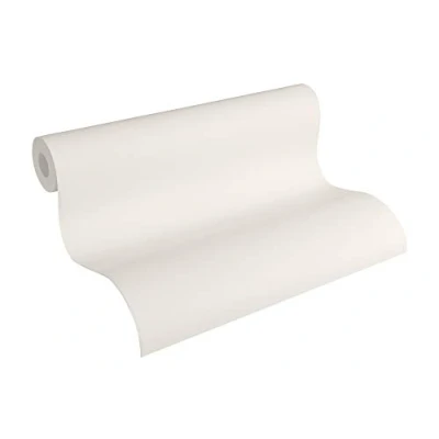 Image de A.S. Création 309112 3091 12 Papier peint non tissé Motif uni Crème 10,05 m x 0,53