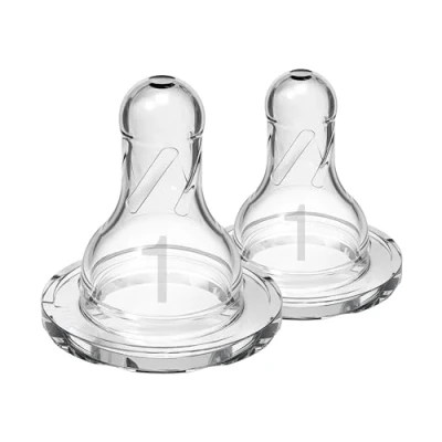 Image de Dr. Brown&#039;s Options Tétine à Bouche Étroite, Transparent, +0 mois