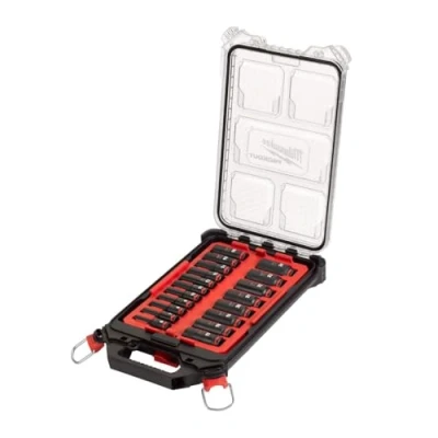 Image de Milwaukee Shockwave 4932480943 Jeu de 16 douilles frappe 1/2&quot; long dans un emballage