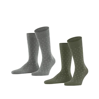 Image de ESPRIT Fine Dot 2 Pack M SO coton motif fantaisie lot de paires, Chaussettes Homme, Multicolore (Sortiment 0030), 39 42