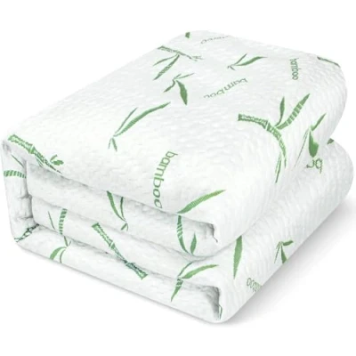 Image de Utopia Bedding Protège Matelas 70 x 140 15 cm Imperméable, Viscose de Premium Alèse Drap Housse, Certifié Oeko Tex, Couvre, Respirant, Élastique Tout Autou