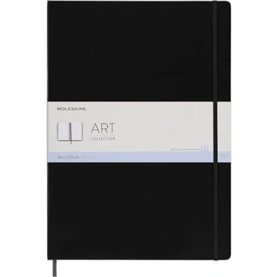Image de Moleskine Carnet de croquis Format A3 Couverture rigide noire 29,7 x 42 cm