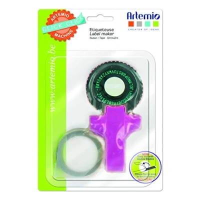 Image de Artemio 18002926 Click Etiqueteuse Petit Modèle Plastique Multicolore 12,7 x 5,5 18,5 cm