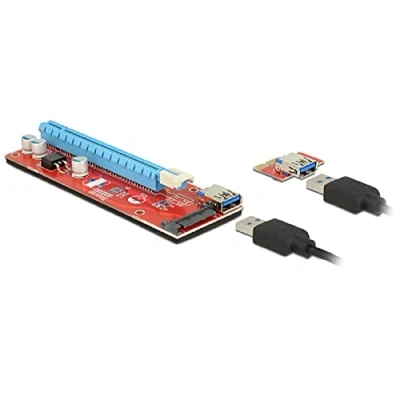 Image de DeLOCK 41423 carte et adaptateur d&#039;interfaces Interne PCI, SATA, USB 3.2 Gen 1 (3.1 1) Neuf
