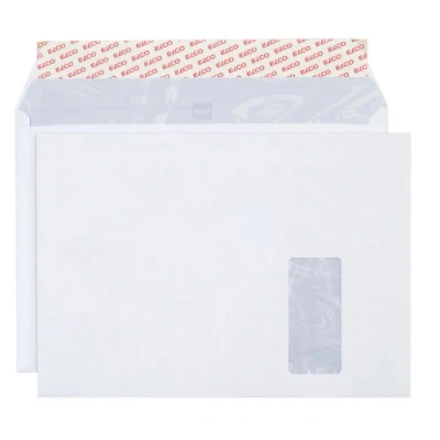 Image de Elco 64589 Boite de 250 enveloppe avec fenêtre Format C4 Blanc