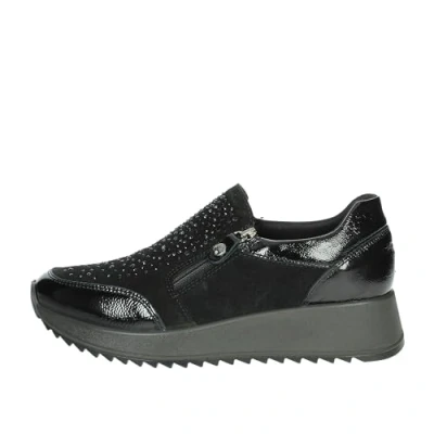 Image de IMAC Confortable Y Elegante Baskets Femme 657610 en Suave Nubuck Noir Talla 38